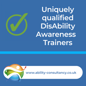 Ability Consultancy Logo with text What Makes Ability Consultancy undeniably qualified to deliver disability training? 